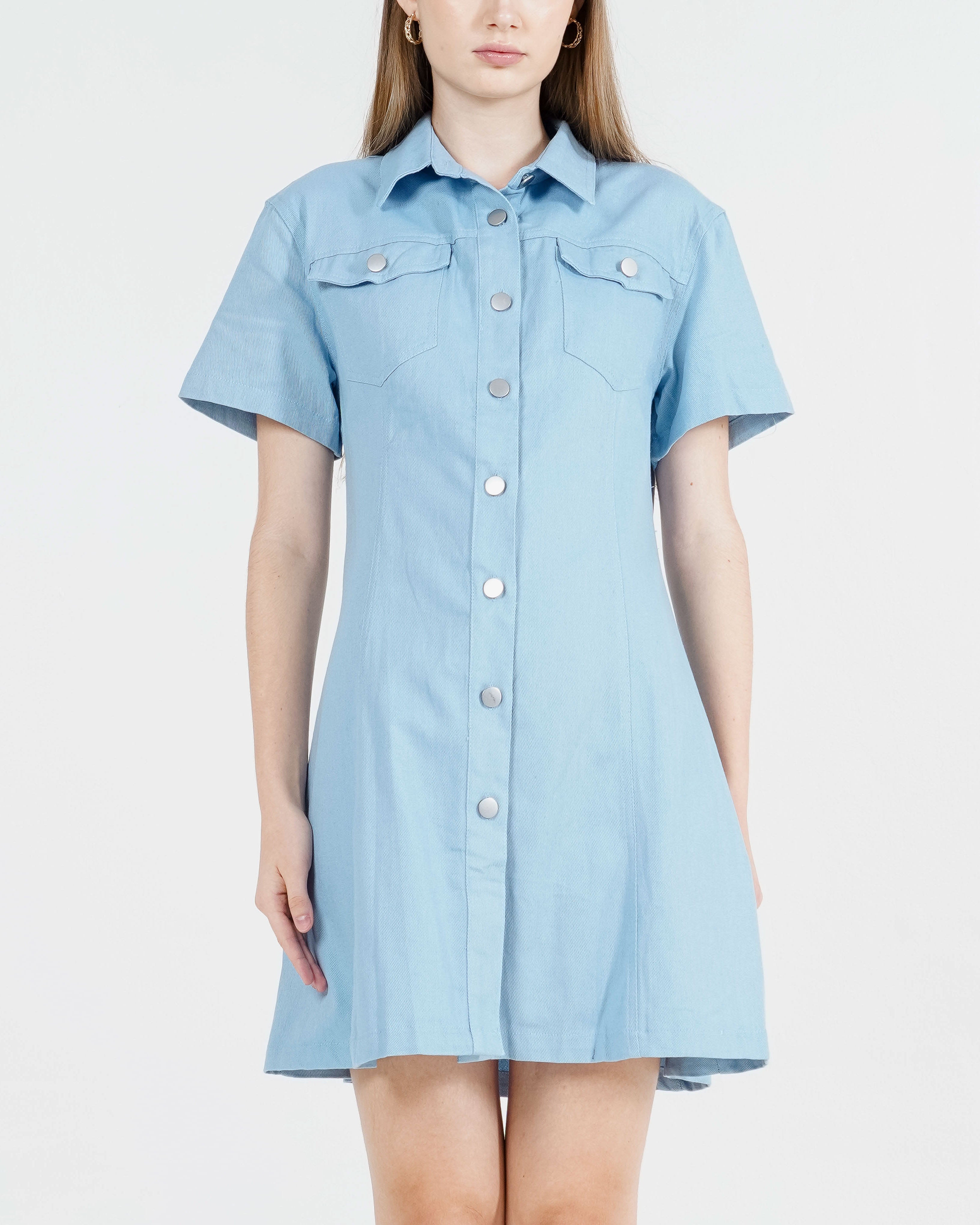 Davina Dress Blue