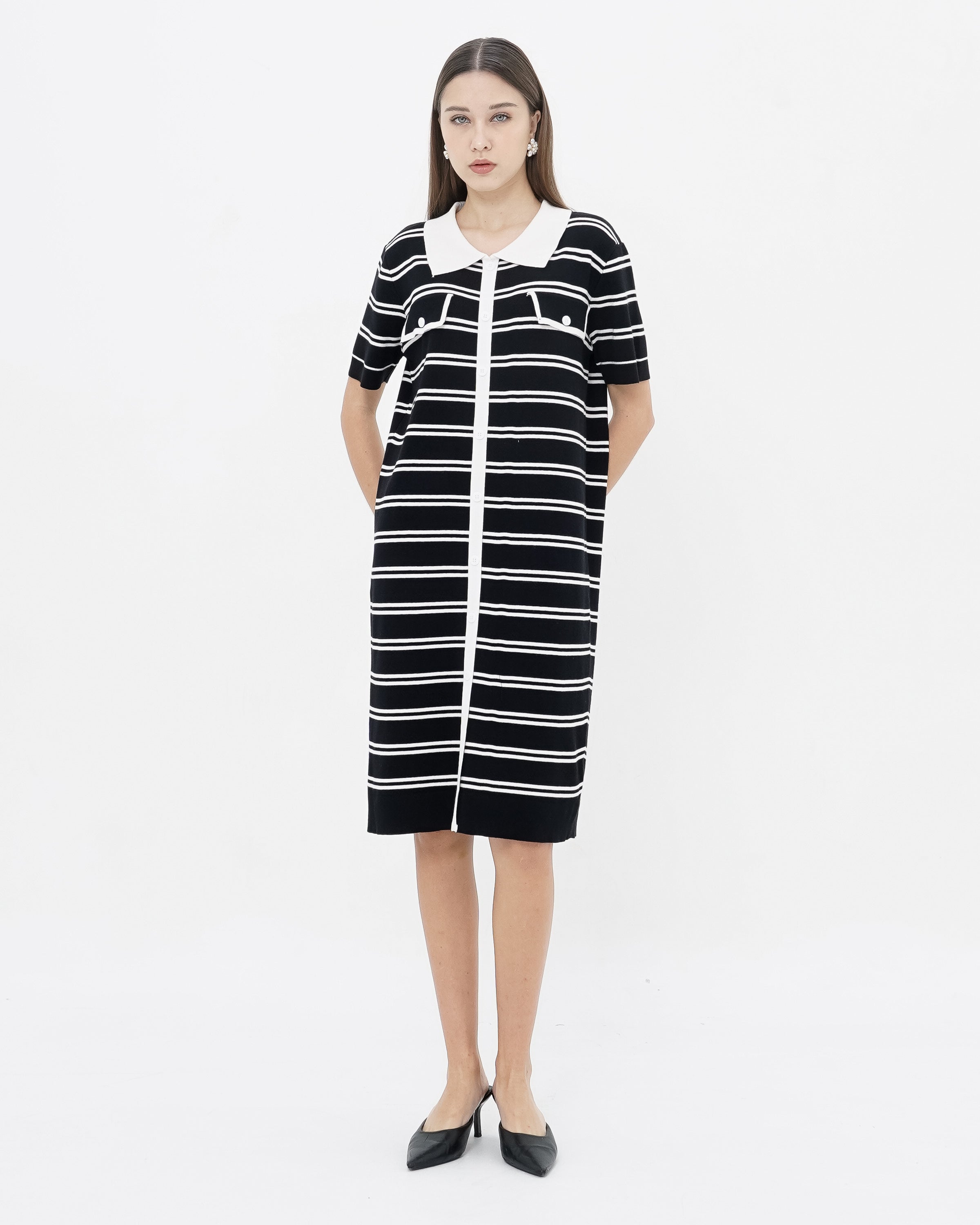 Georgia Knit Dress Black