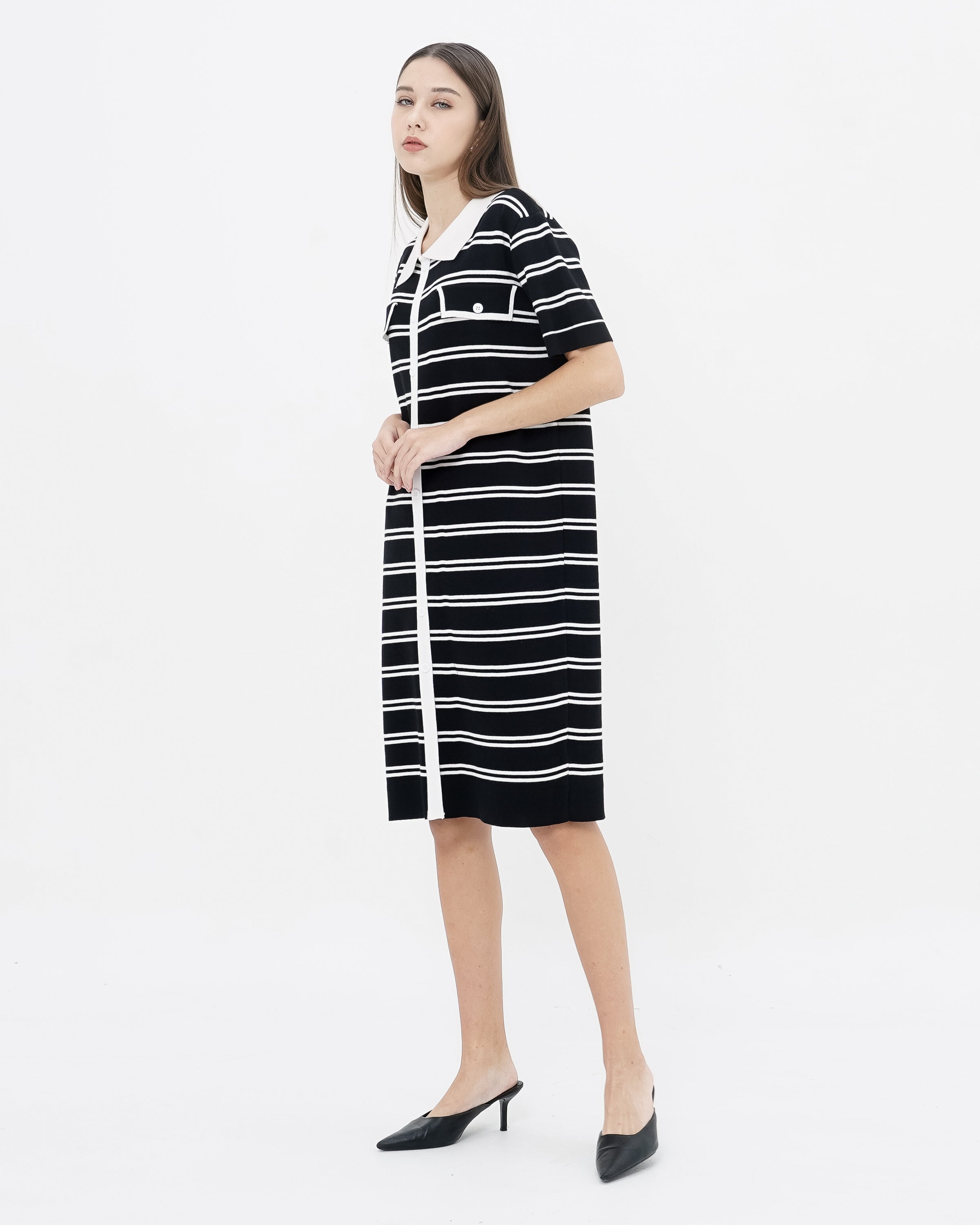 Georgia Knit Dress Black