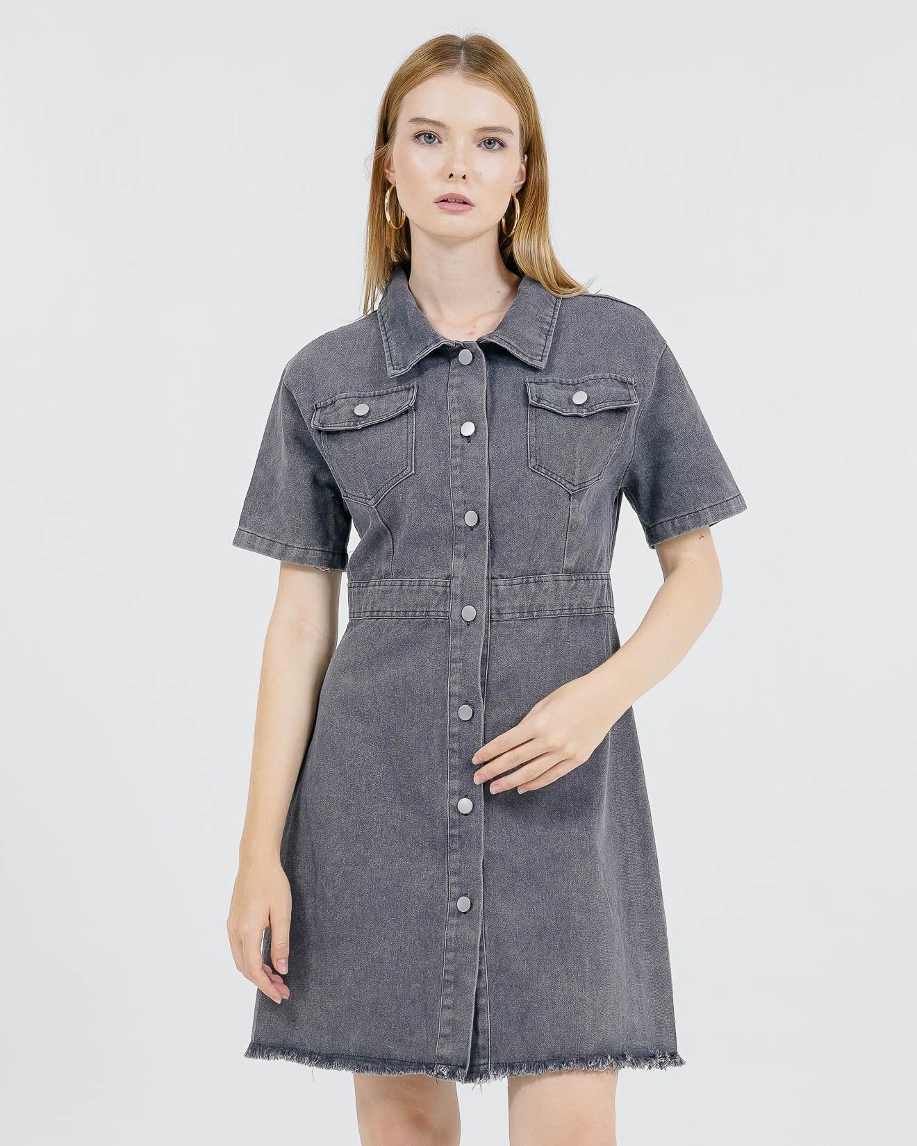 Raquel Dress Black Denim