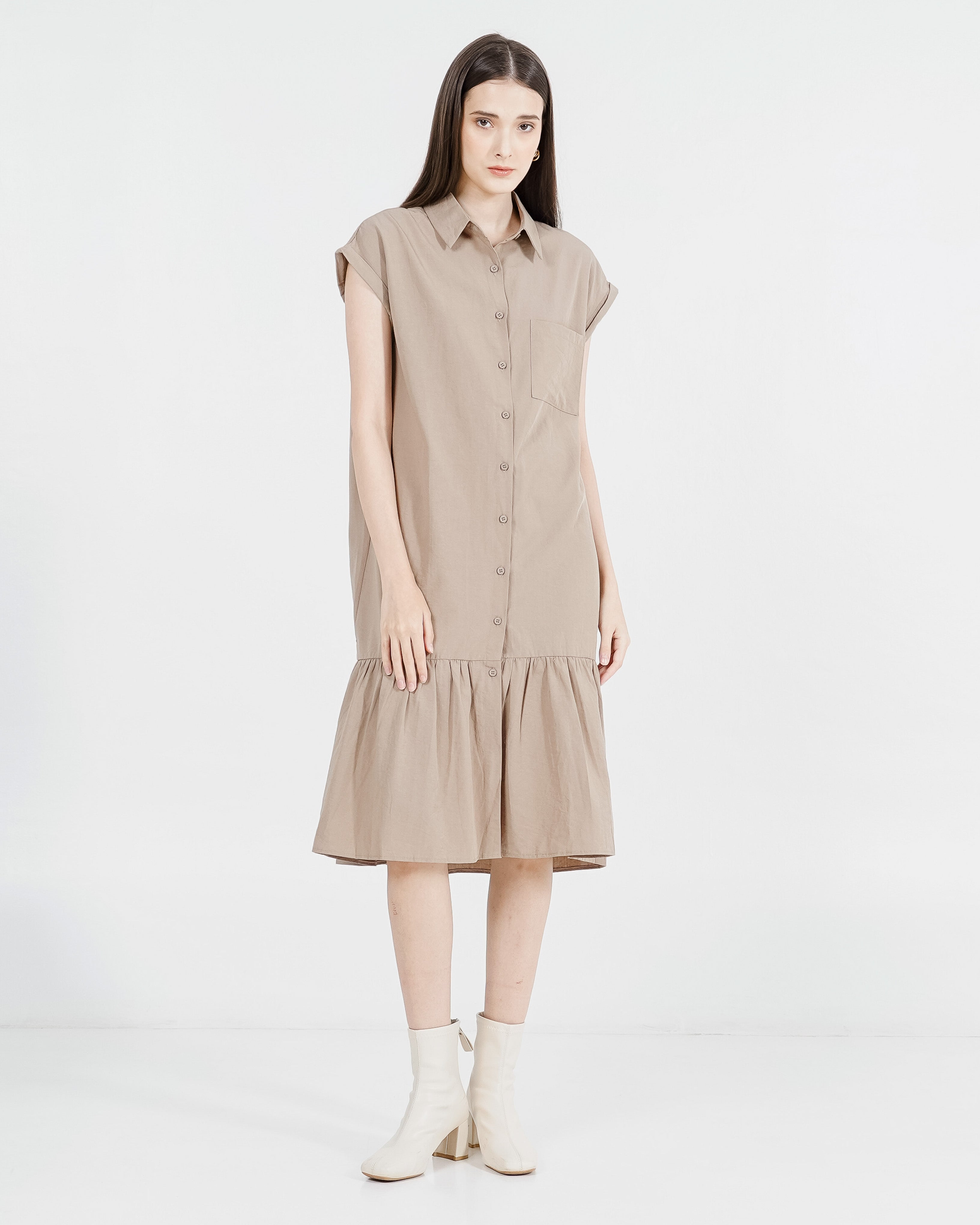 Heidy Dress Taupe