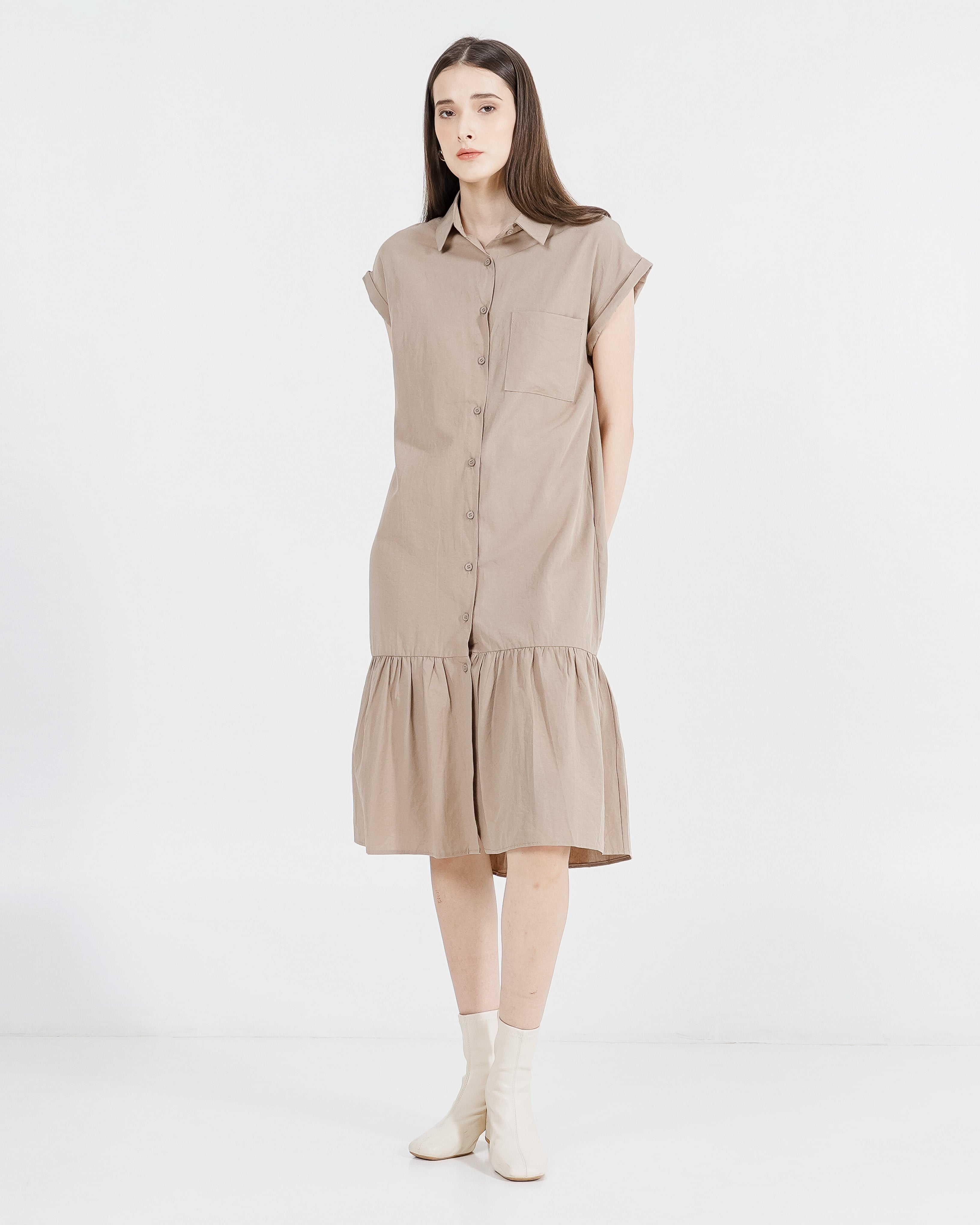 Heidy Dress Taupe