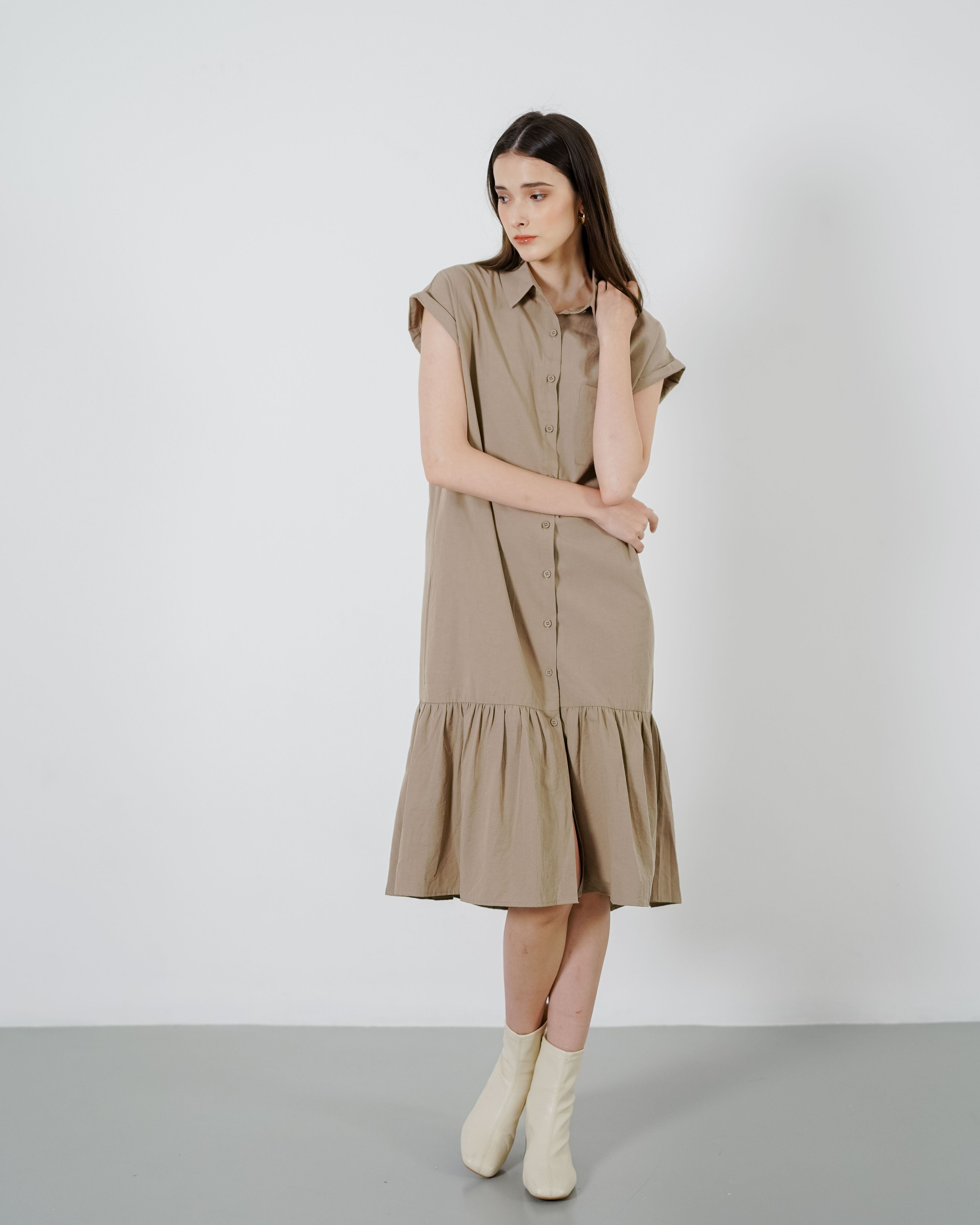 Heidy Dress Taupe