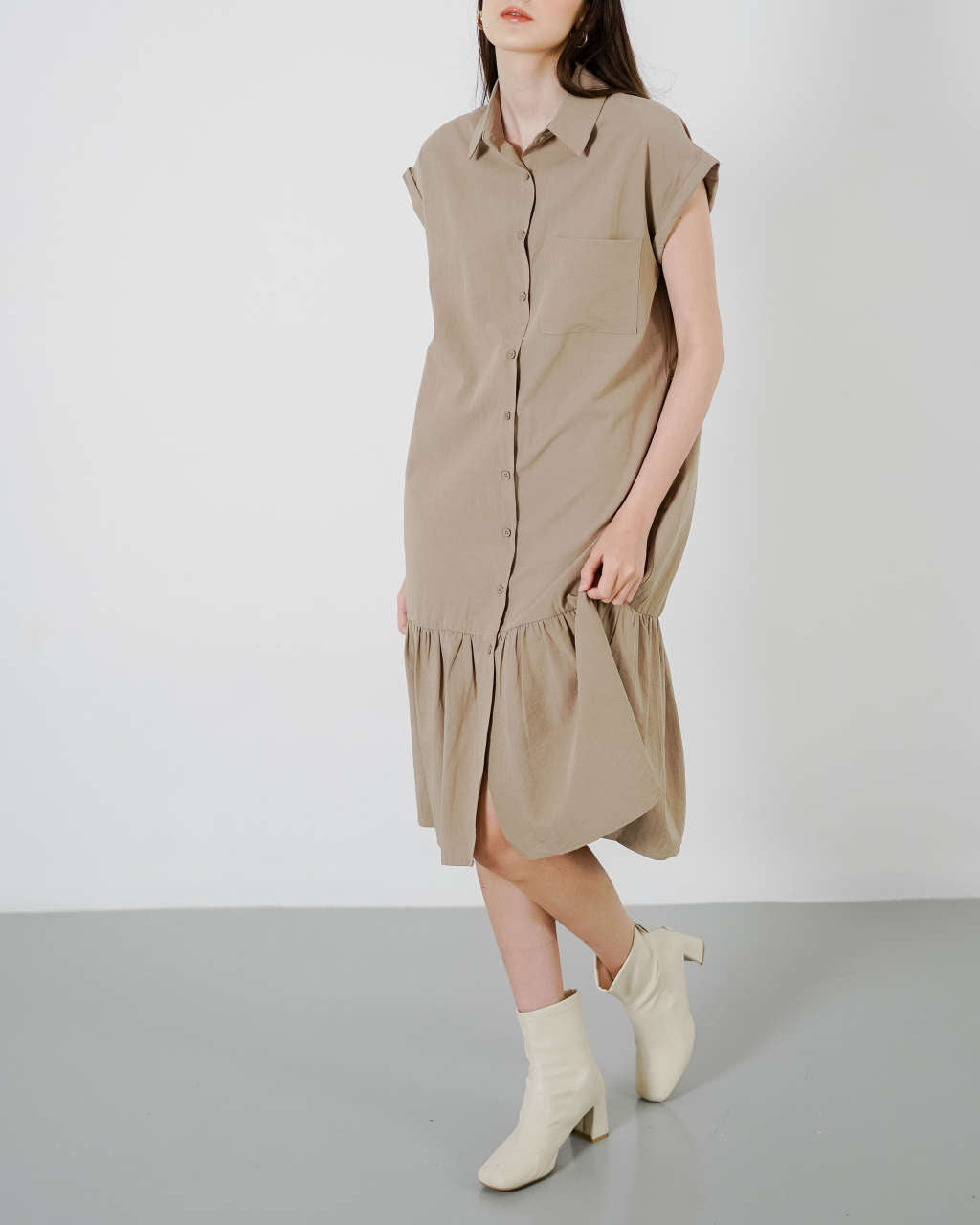 Heidy Dress Taupe