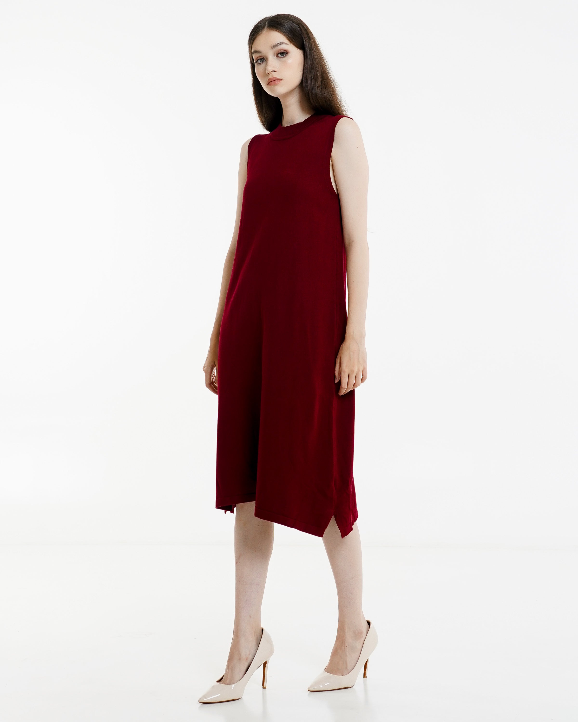 Alanna Knit Dress Red