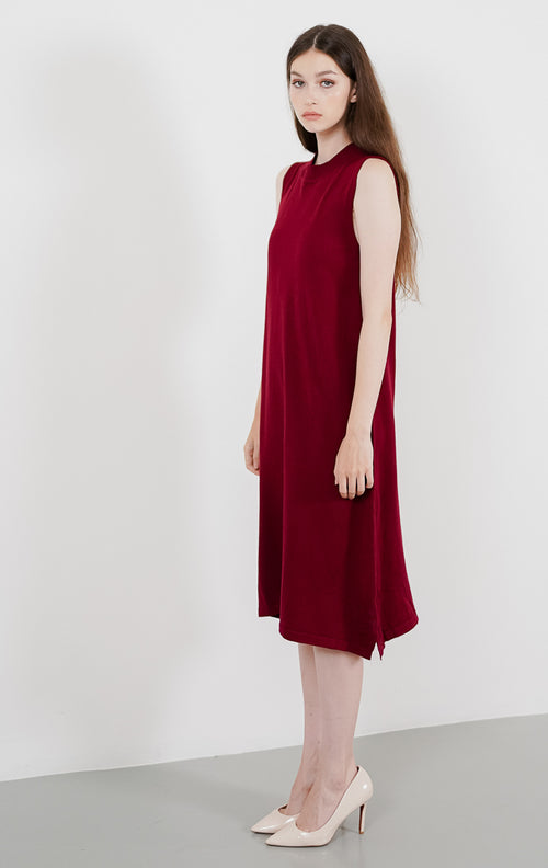 Alanna Knit Dress Red