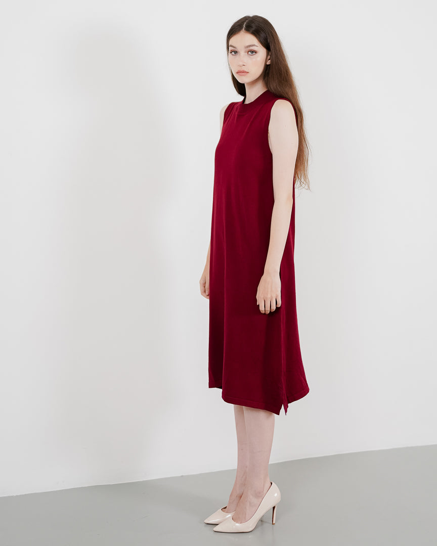 Alanna Knit Dress Red