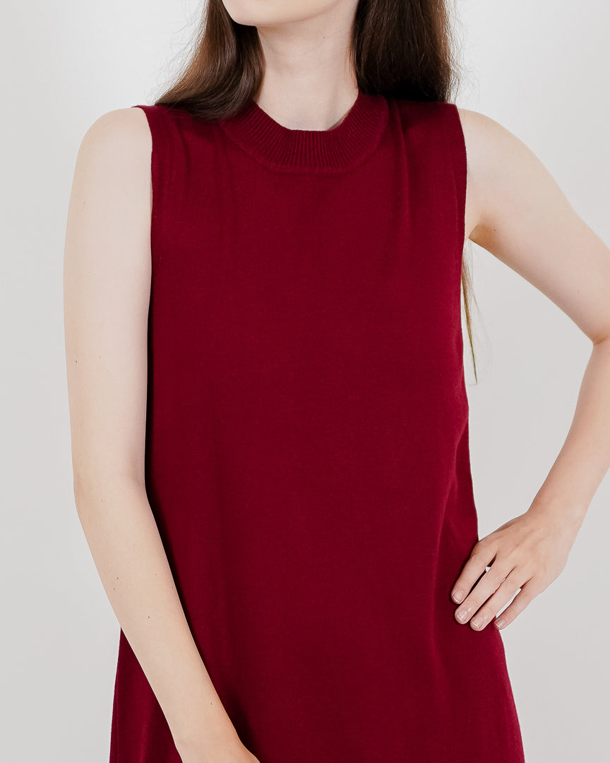 Alanna Knit Dress Red