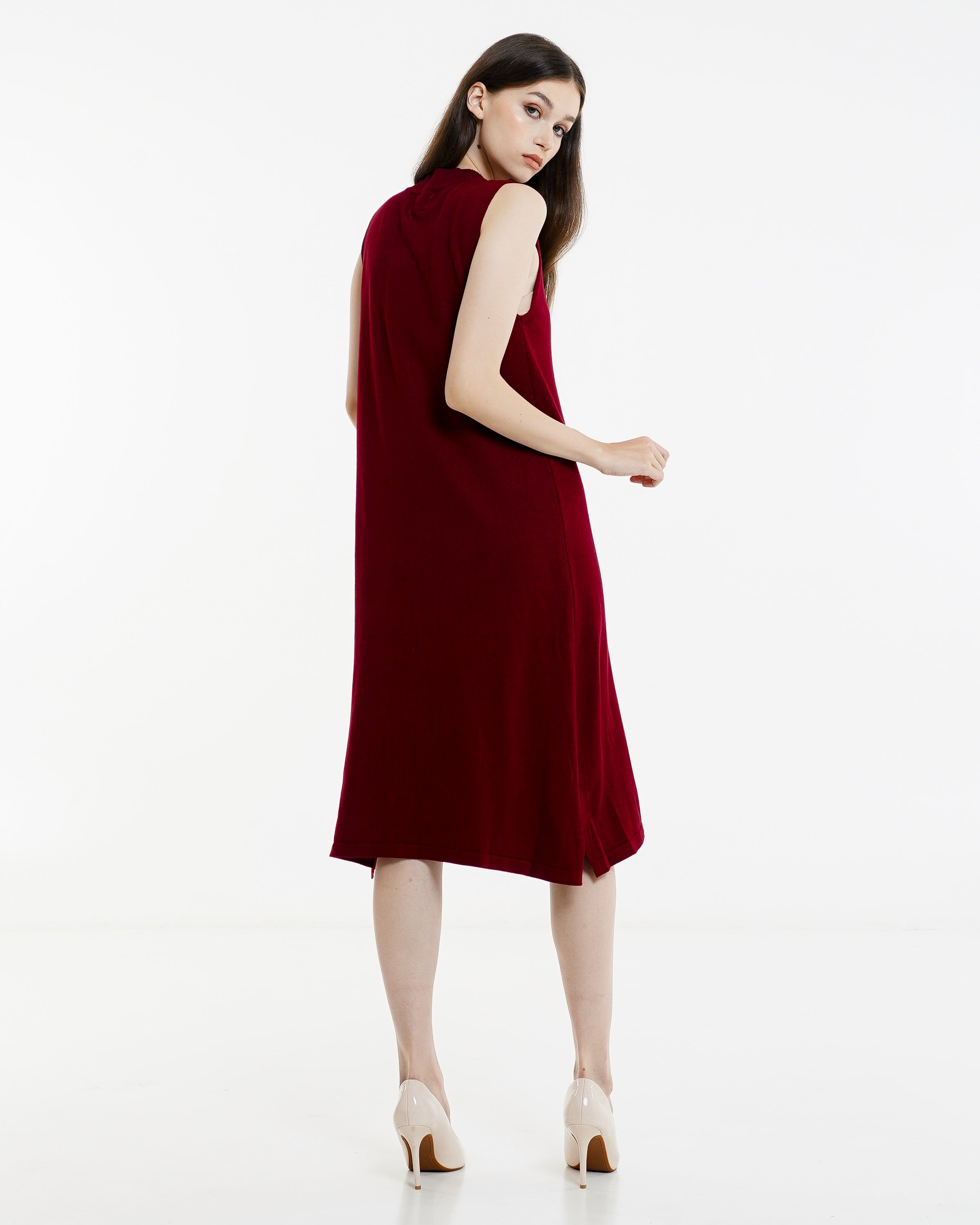 Alanna Knit Dress Red