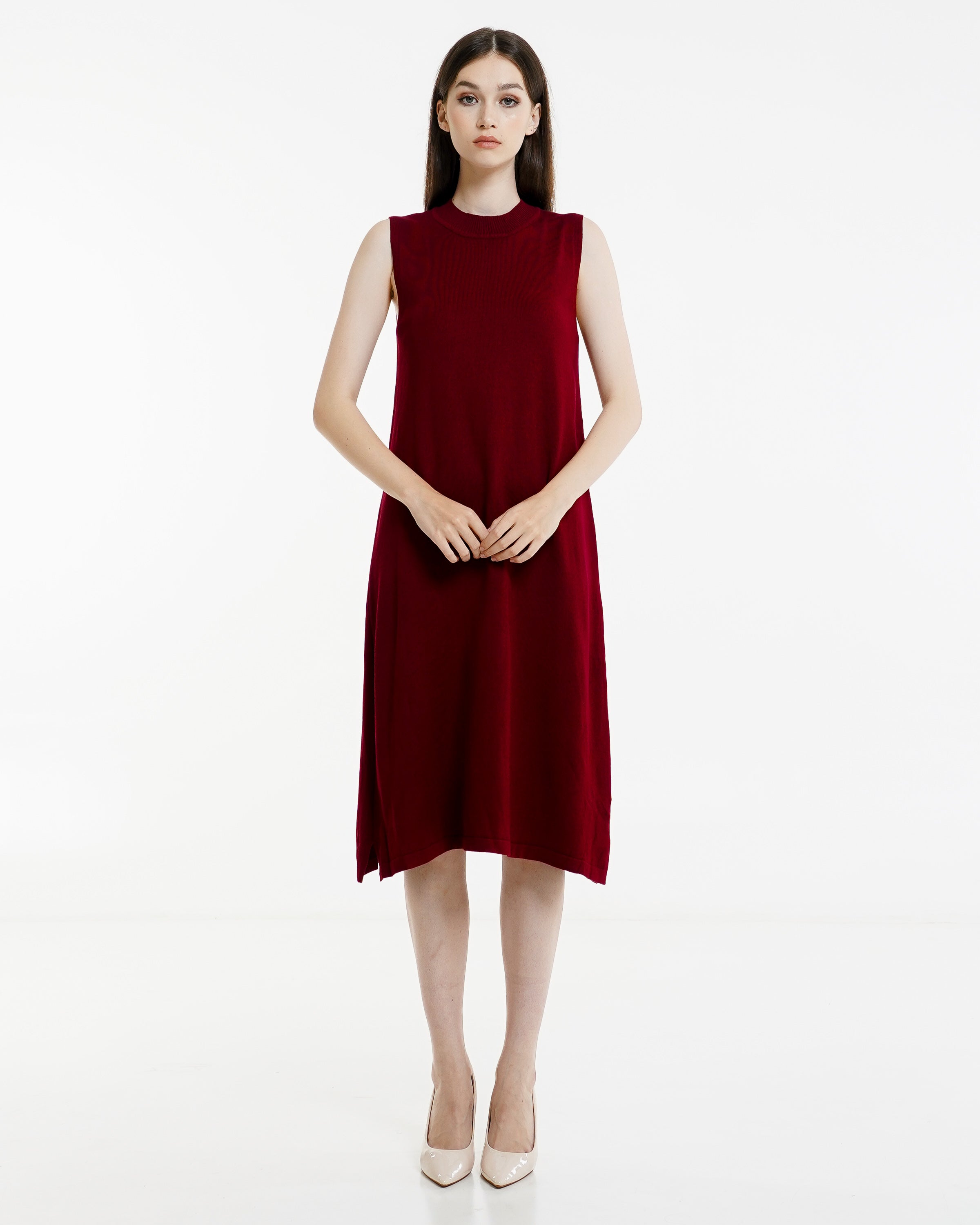 Alanna Knit Dress Red