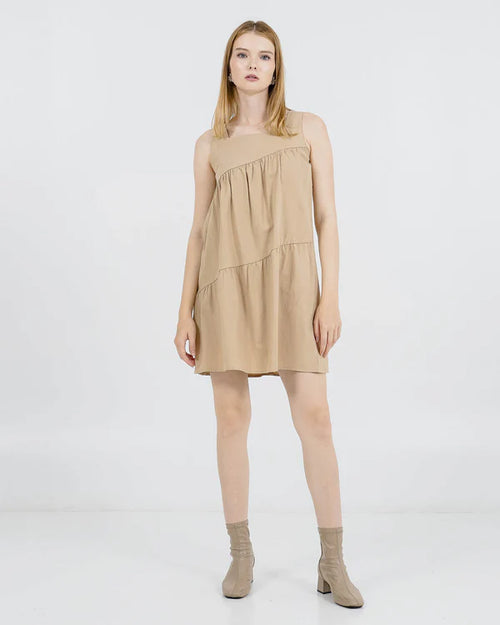 Luna Khaki Dress
