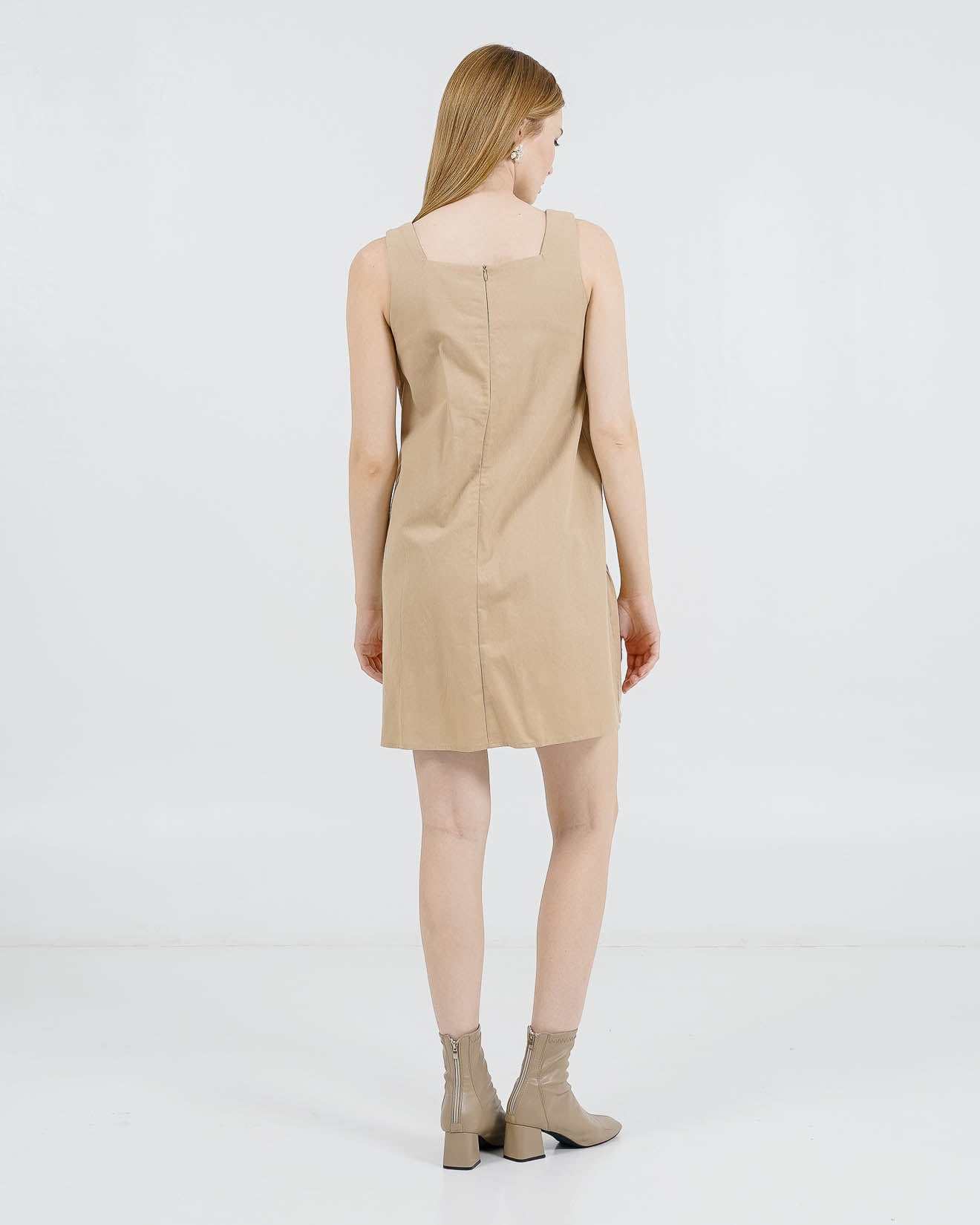 Luna Khaki Dress