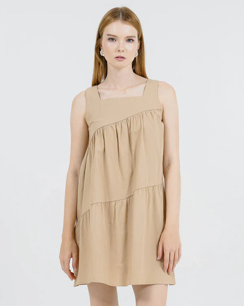 Luna Khaki Dress