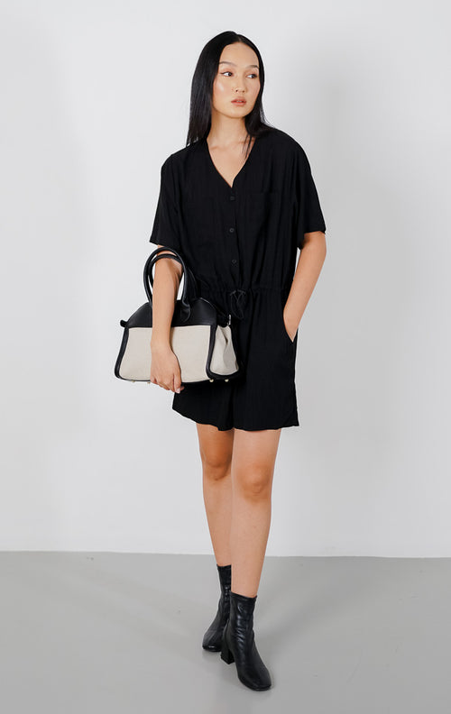 Camile Romper Black