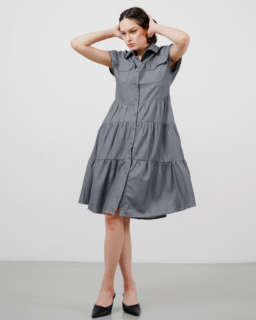 Emberly Dress Grey