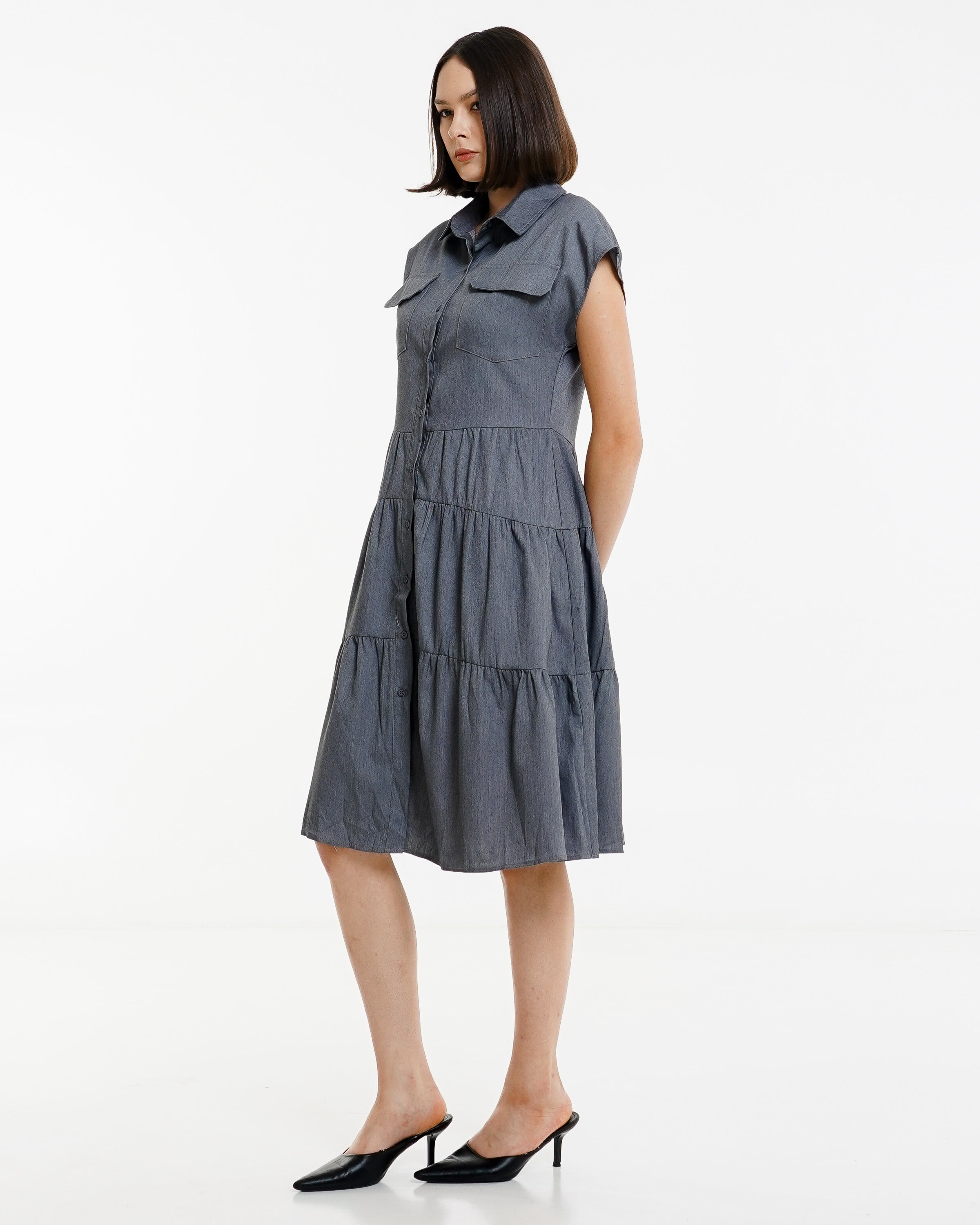 Emberly Dress Grey