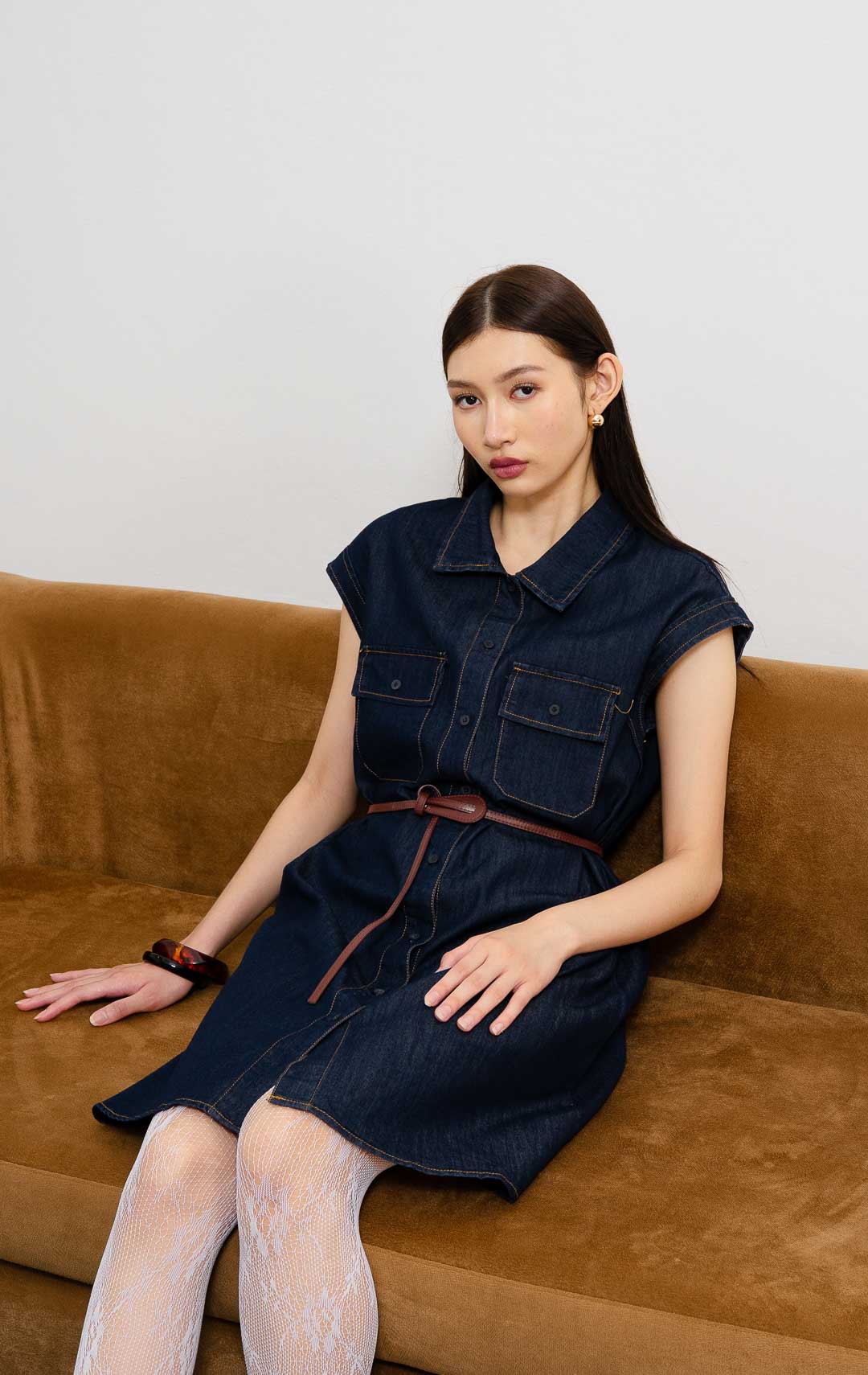 Evian Dress Denim