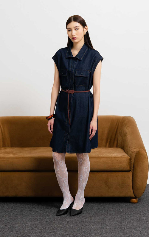 Evian Dress Denim