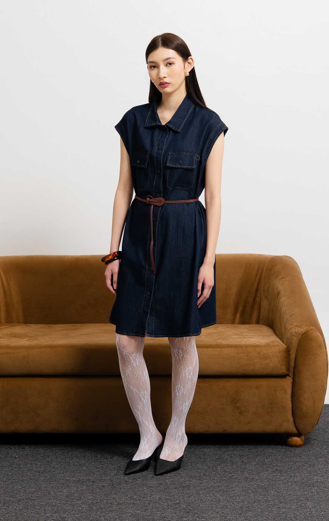 Evian Dress Denim