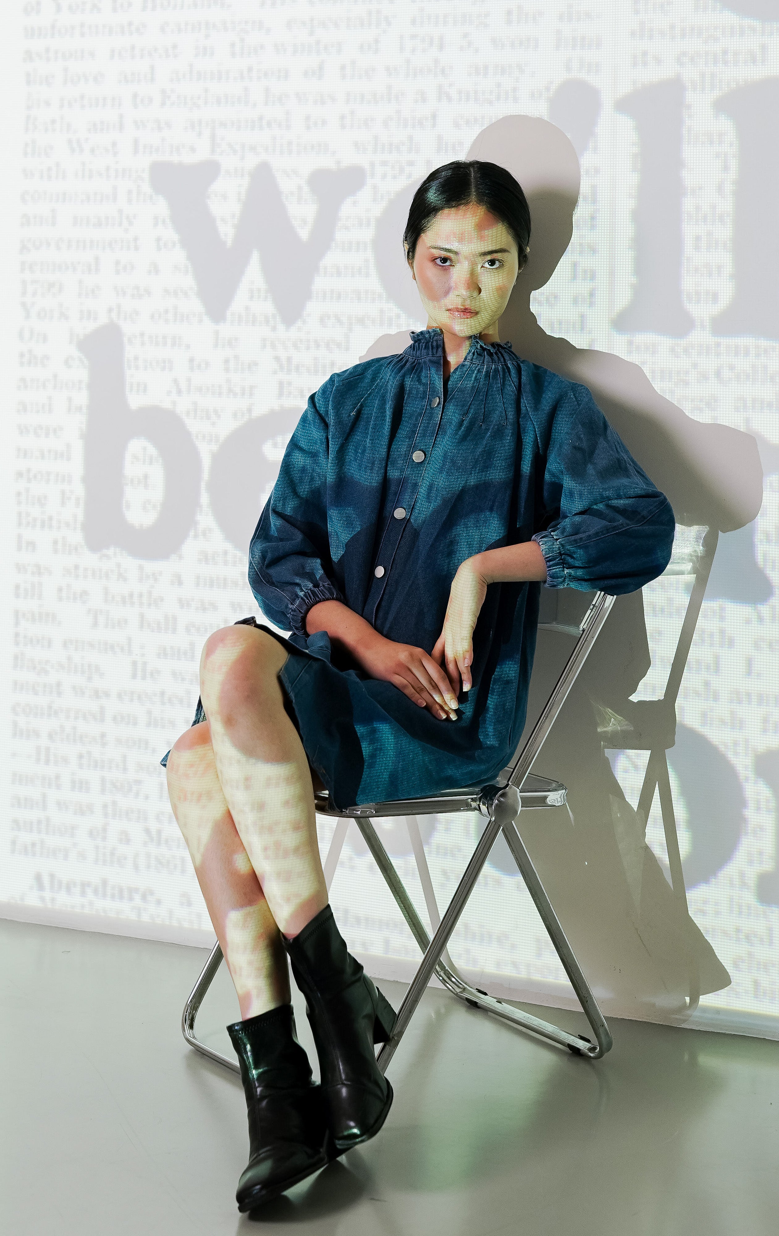 Jorelle Dress - Denim