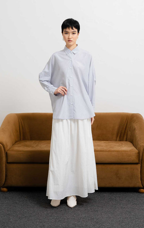 Dayle Stripe Top Blue