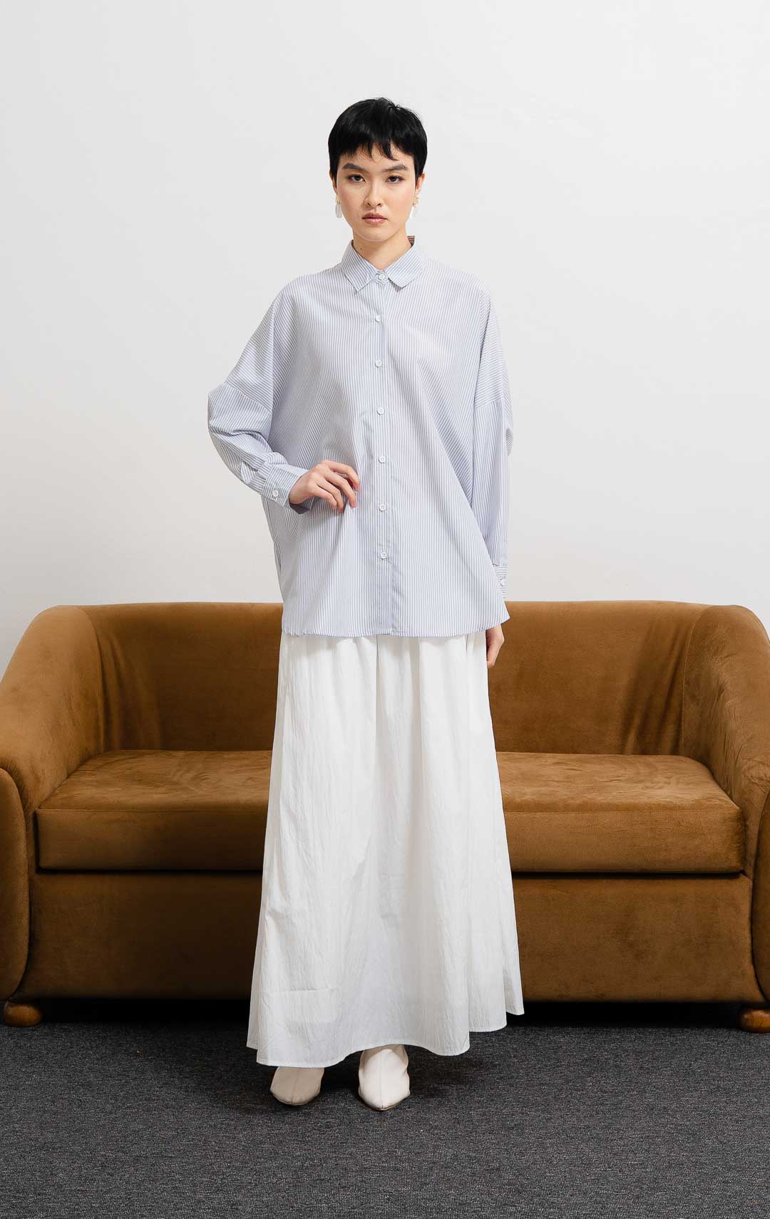 Dayle Stripe Top Blue