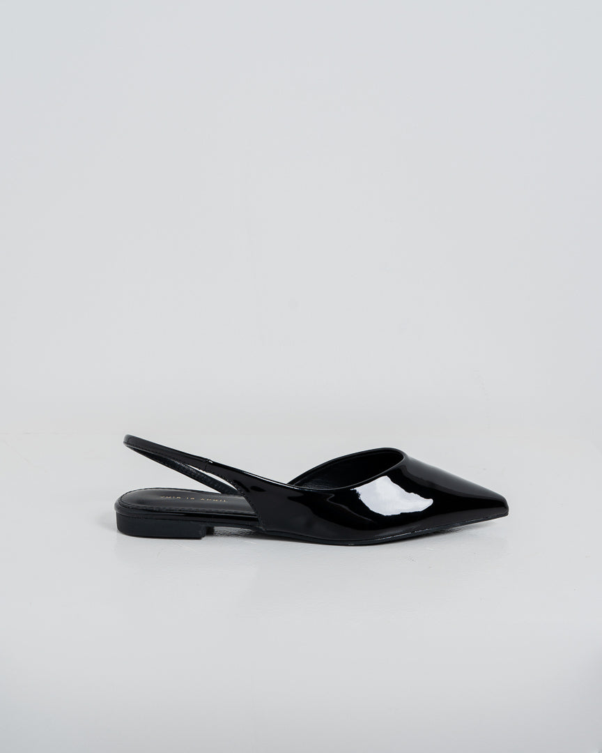 Aria Flats Black - Shoes Casual Wanita