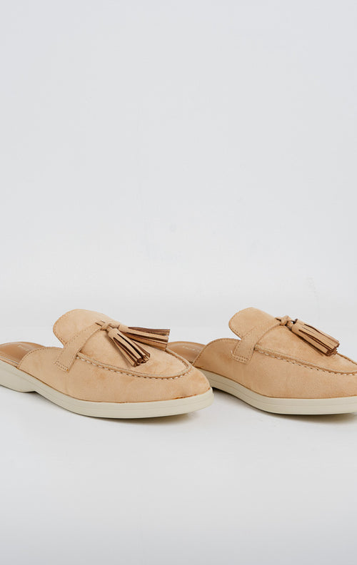 Ava Mules Camel - Shoes Wanita Casual