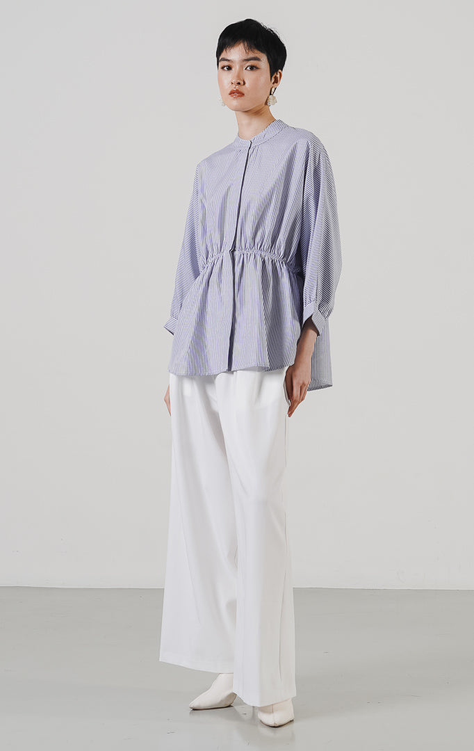 Ginera Top Blue Stripe