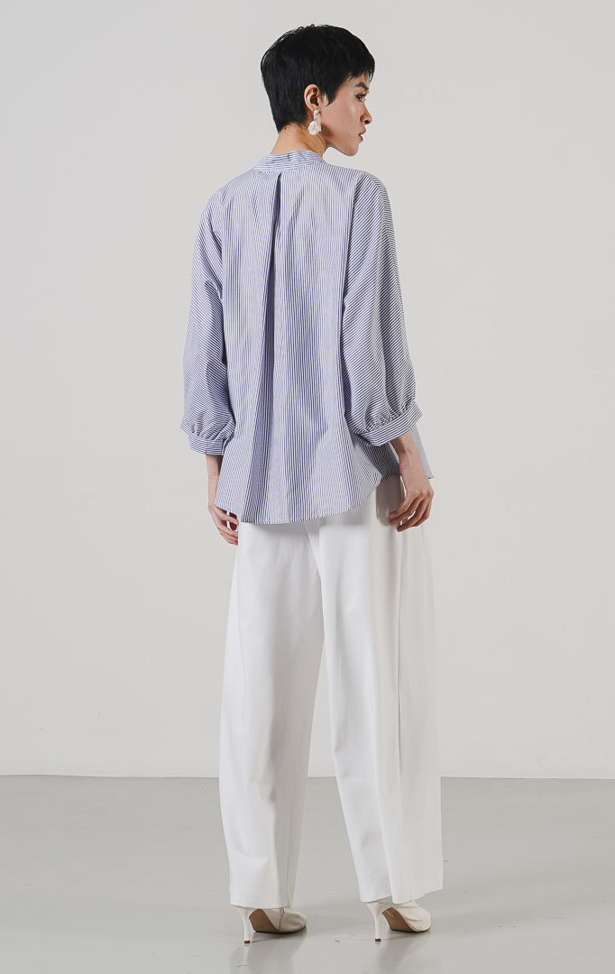 Ginera Top Blue Stripe