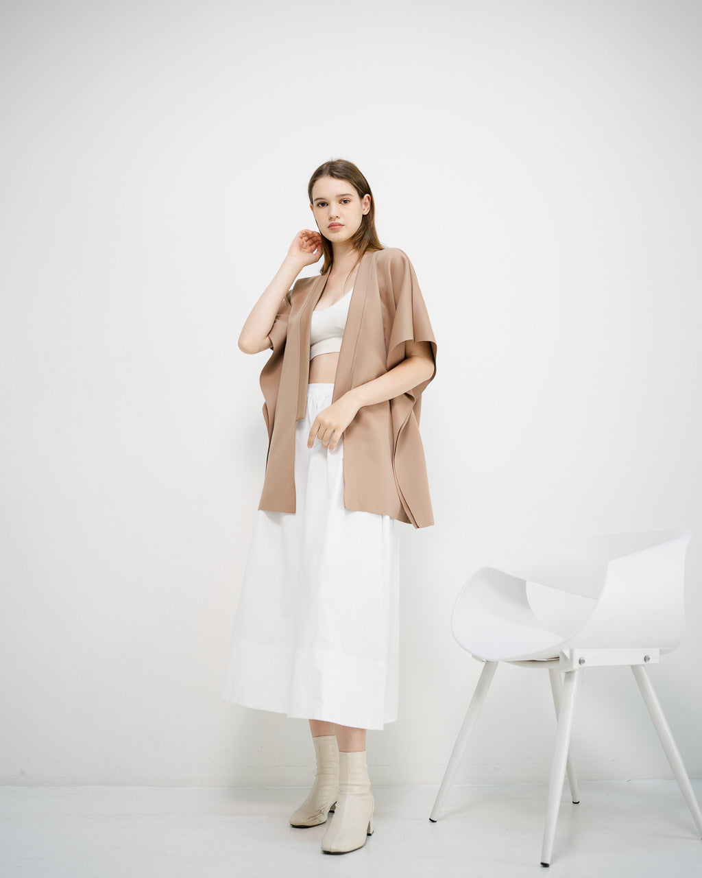 Kara Oversized Brown Outer – 611576