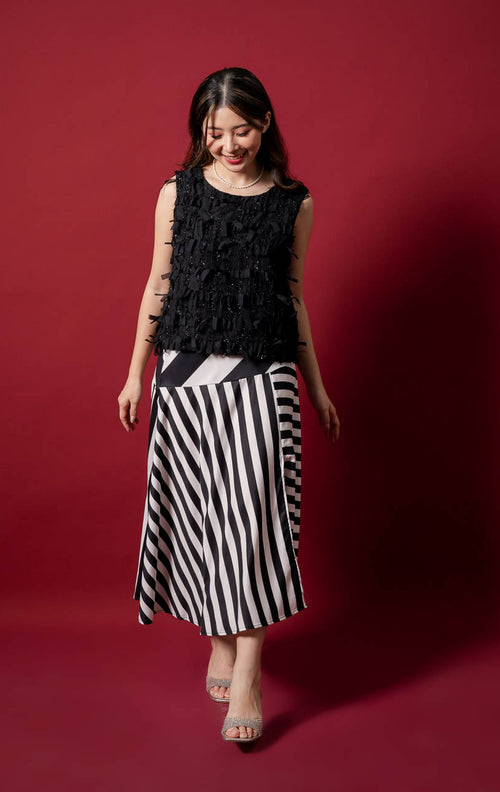 CNY Tuberose Skirt Black - 286302