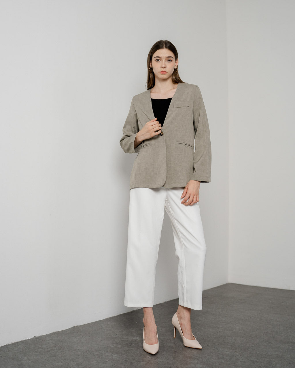 Cecillia Relax Grey Blazer – 188502