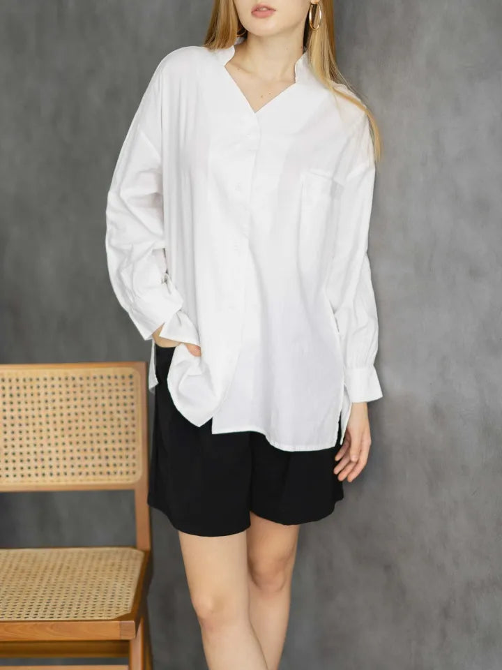 Justine Shirt White