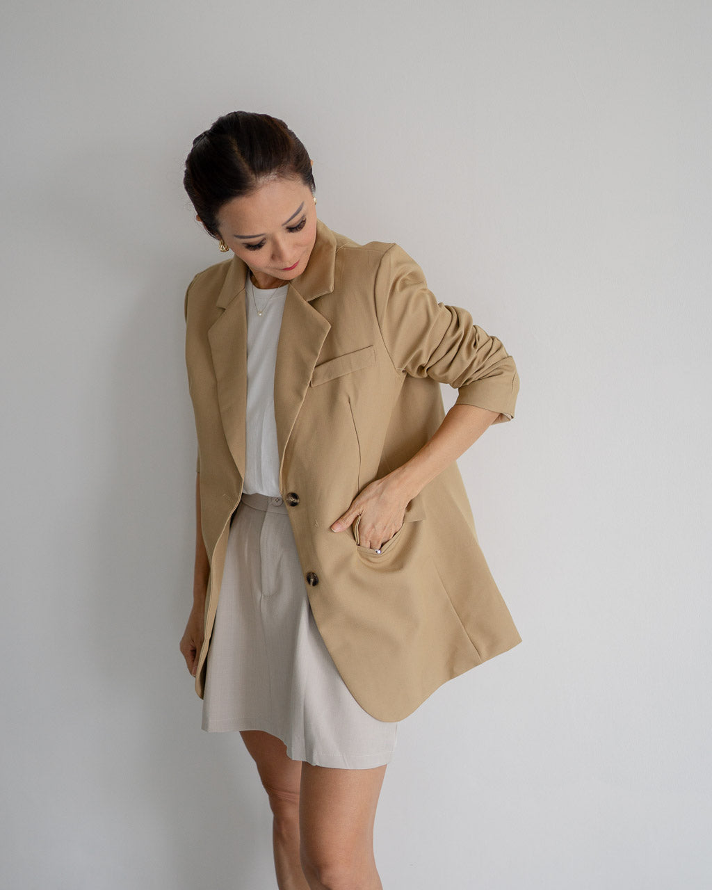 Bradley Oversized Brown Blazer – 188224