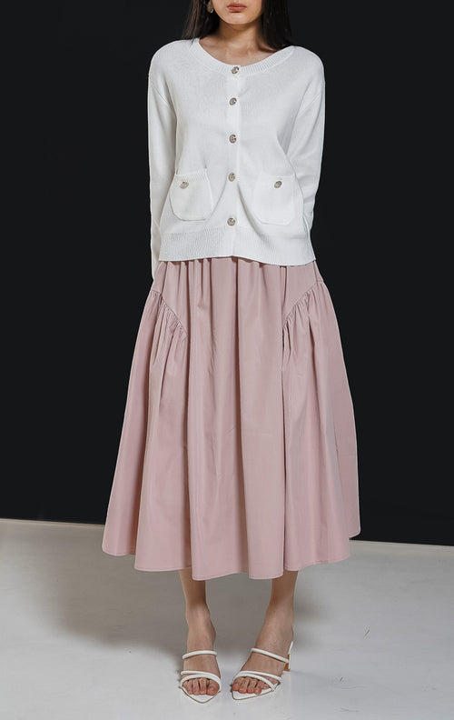 Lily Cardigan White