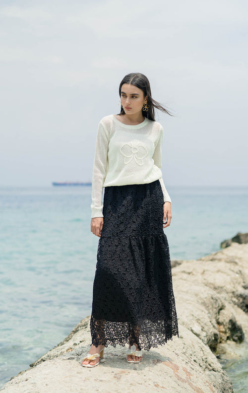 Cattleya Sweater White