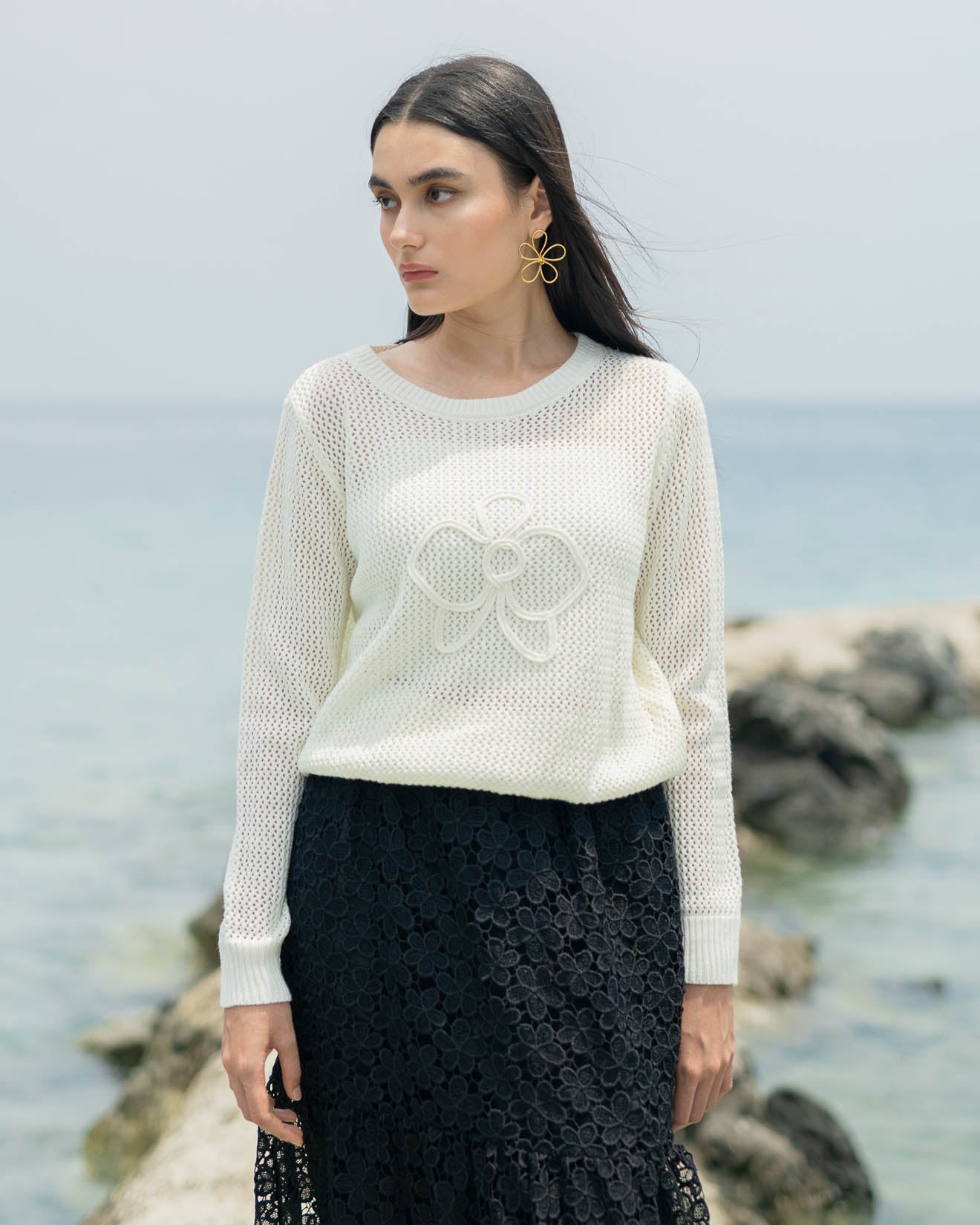 Cattleya Sweater White