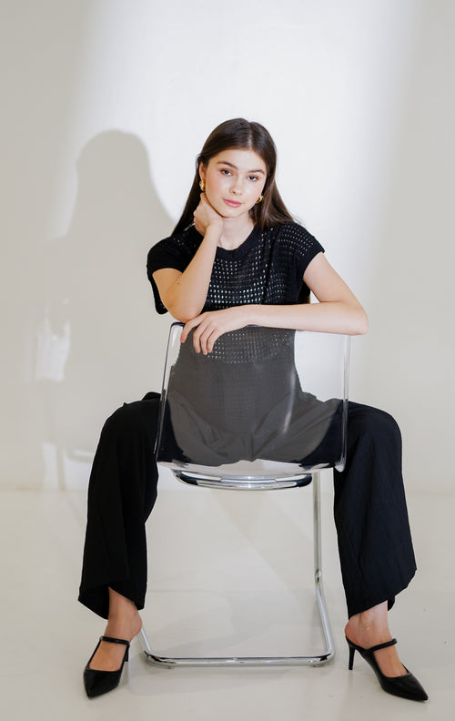 Oaklynn Top Black