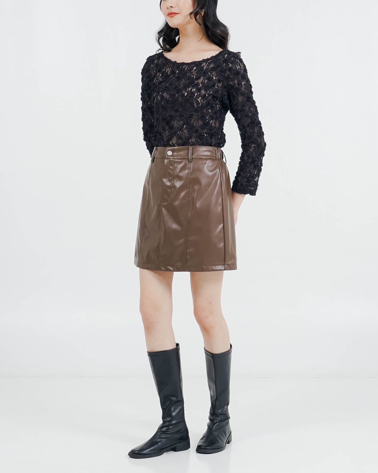 ES Faint Skirt Brown