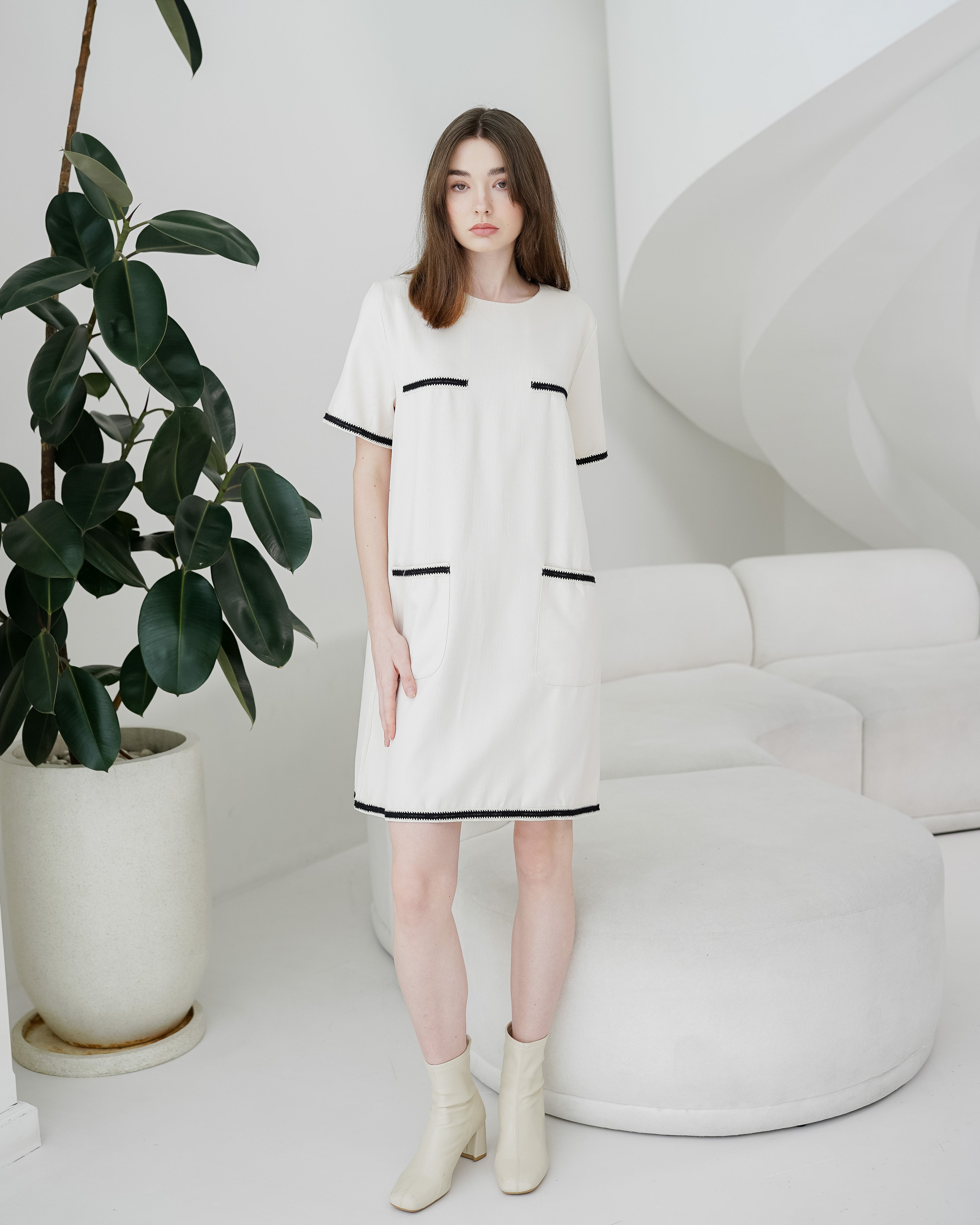 Cathalina Dress Ivory