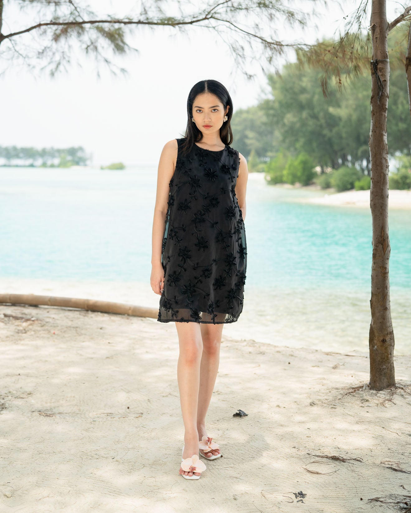 Oncidium Dress Black