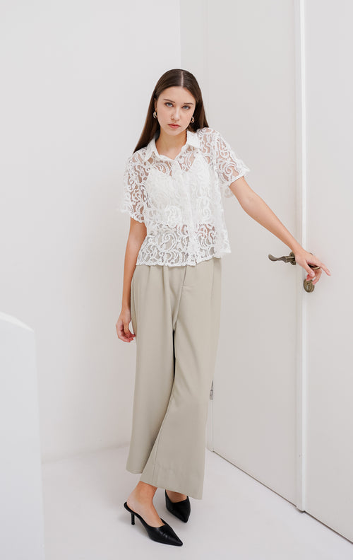 Lewisa Top White