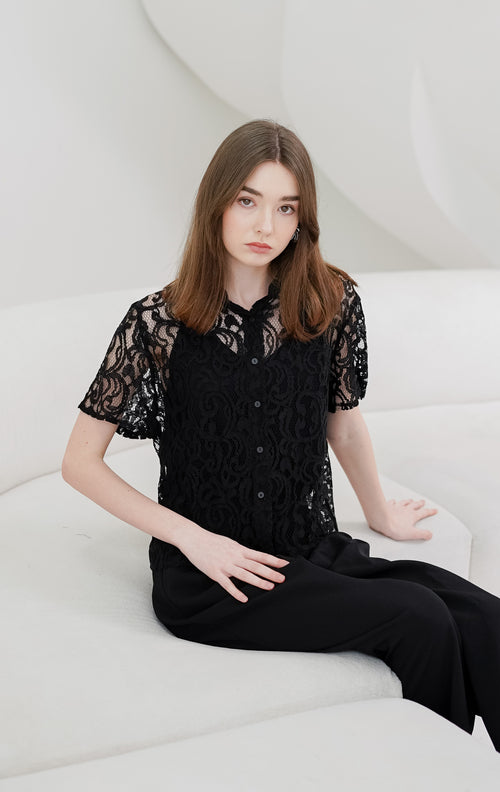 Lewisa Top Black