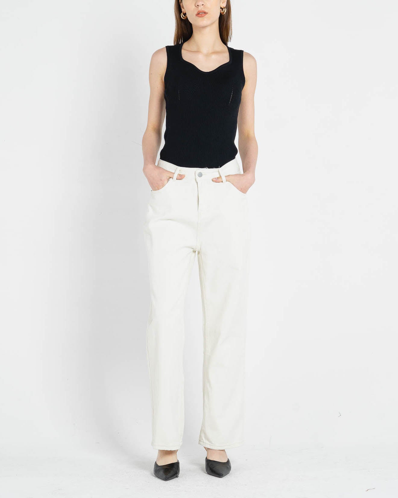 Bruno Pants Ivory Denim