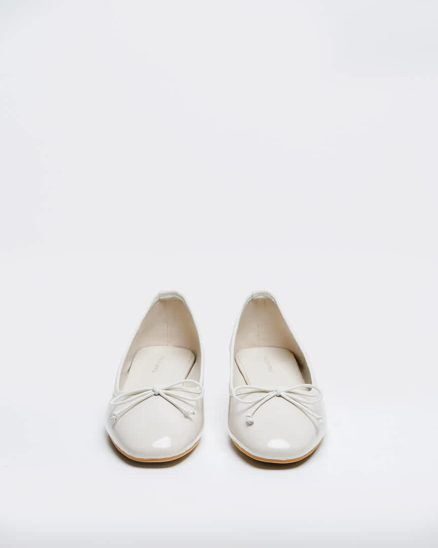 Moira Flats Ivory - Shoes Mewah Wanita – 589002