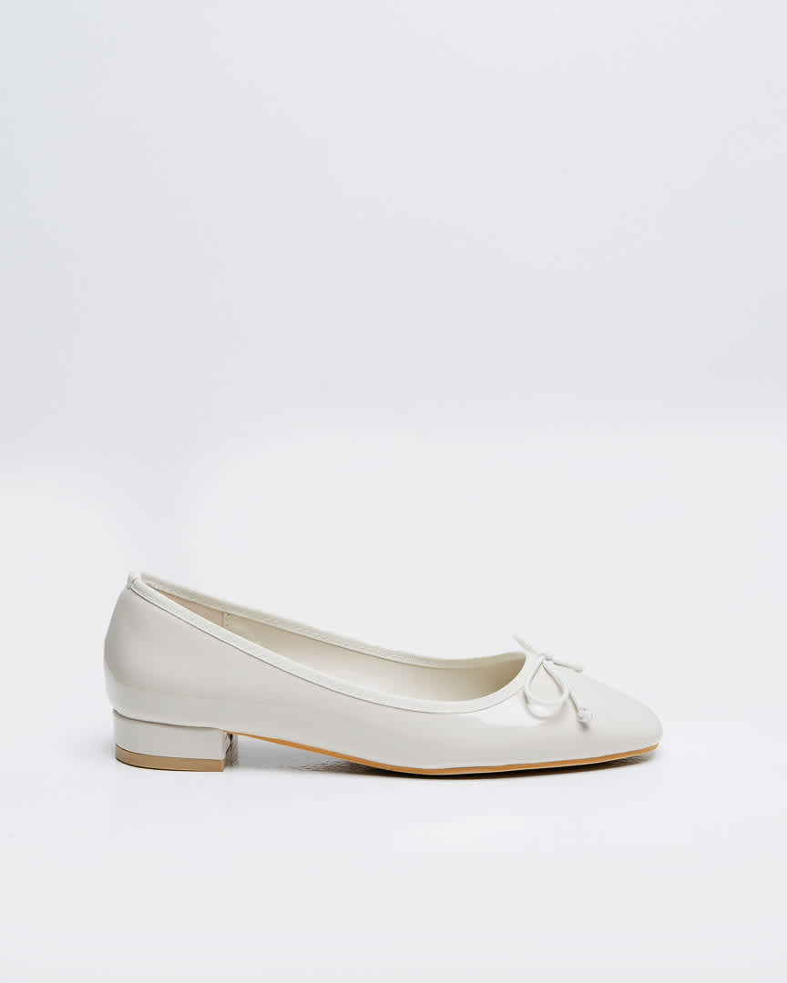 Moira Flats Ivory - Shoes Mewah Wanita – 589002