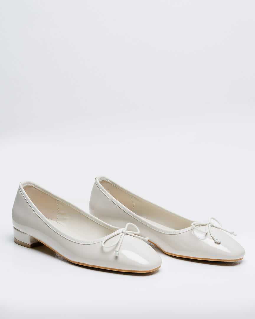 Moira Flats Ivory - Shoes Mewah Wanita – 589002