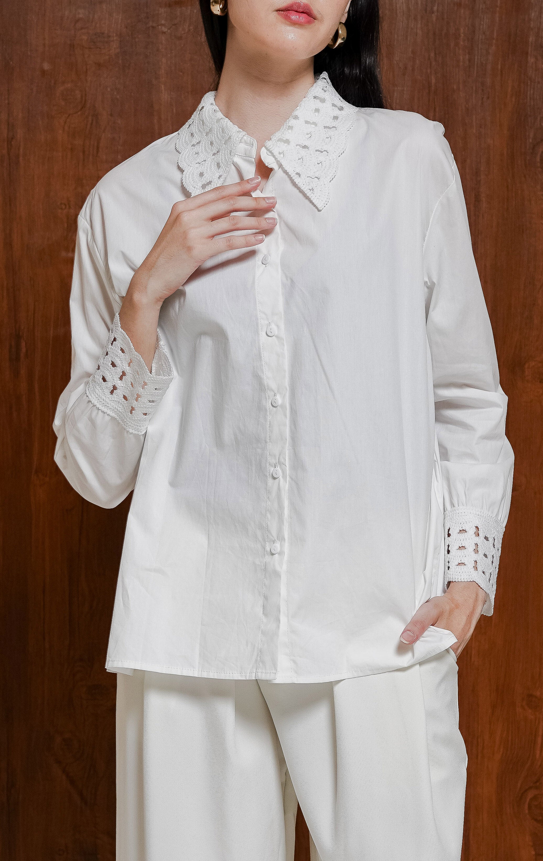 Brigita Top White