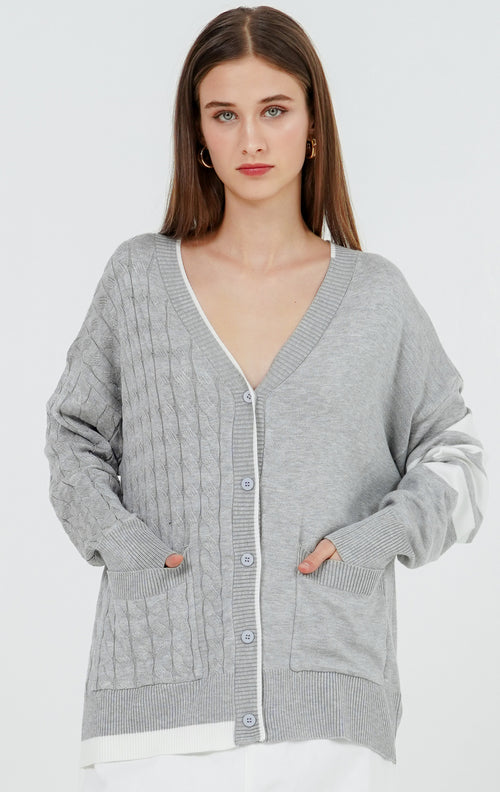 Myles Cardigan Grey